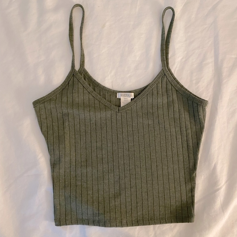 ribbed tank top